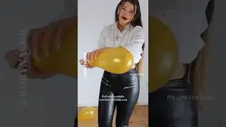 Завораживающий ASMR-эффект сдувания воздушных шаров &mdash; приготовьтесь к приятным звукам! #ролеваяиг...