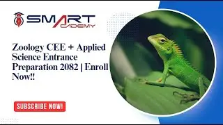 Zoology QAD | CEE + Applied Science Entrance 2082 | Crack the Exam with Smart Academy!