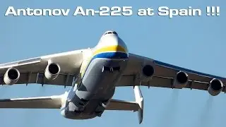 King of the Sky Antonov 225 at Madrid [Full HD]