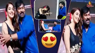 Chiranjeevi Lovely Moments with Pooja Hegde - Acharya Press Meet | Vanitha TV
