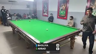 Arbad vs Bholiya 1st Semi final ✨🎉 *DON'T MISS THE END* #snookerlife #snooker #ytshorts #funny 