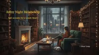 Rainy Night Melancholy 🌧️ Soft Acoustic for a Lonely Heart (비 오는 날의 우울), 1 Hour Playlist