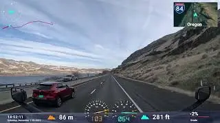 BigRigTravels 4K | Biggs Junction to Hermiston OR [I-84] Columbia River | Recorded 12/17/22