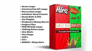 REVIEW   AFROBANGER AFROBEAT PRODUCER PACK VOL 2, DRUMS LOOPS, VOCAL PRESETS, VST PLUGINS, DRUM KIT