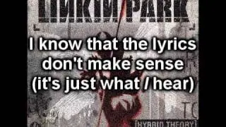 Linkin Park - In The End (backwards) [with lyrics]