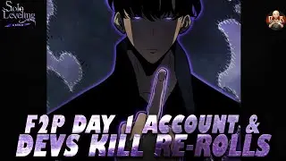 [Solo Leveling: Arise] - F2P account day 1! Netmarble KILLED FASTER REROLLING & my FIRST SSR!