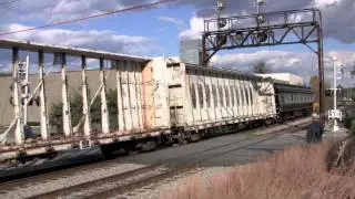 Freight Train With Pullman Car, The Great Train Race, and More In Ayer!!