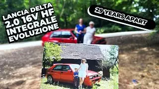 Lancia Delta HF Integrale Evoluzione 29 years apart