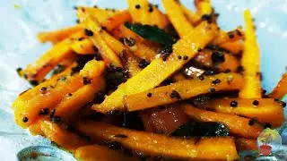 HOW TO MAKE CARROT SAMBARO IN ENGLISH
