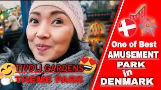 One of Best Amusement Park in Copenhagen Denmark / Tivoli  Gardens/ Winter Christmas in Denmark 2019