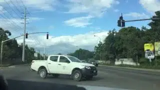 Driving in Washington Boulevard