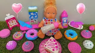 Satisfying with unboxing Baby Alive Doll cake toys play - set | Review toys | ASMR 