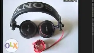 Sony MDRV55 Red Extra Bass & DJ Headphones MDR V55 MDR V55 BR