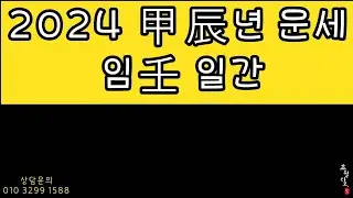 [2024년 운세] 임壬 일간