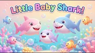 Little Baby Shark | SKM Kids TV | Fun Nursery Rhymes for Children