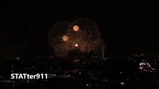 Fireworks finale from Washington, DC