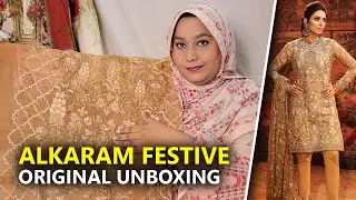 Al Karam Eid Collection 2019 | Unboxing FC-4B-19 Brown Sara Clothes | Hina Altaf