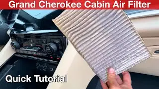 2023 Jeep Grand Cherokee How to replace cabin air filter
