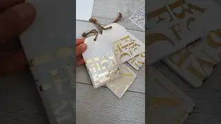 Fancy Gift Tag DIY  #gifttags #diygifttags #giftgivingforadults #holidaygifttags #xmasgifttags