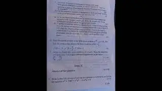 #bsc ll 2081 #partial #differential #equation #new #course (MAT 202) #tu #question #paper 