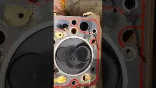 Tractor engine head repair part