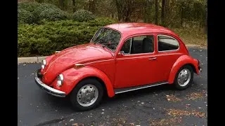 1600 CC 1970 Volkswagen Beetle Test Drive and Walk Around