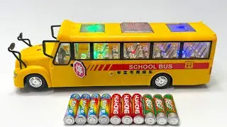 Unboxing Electric School Bus, RC S.W.A.T Police Cars, Electric Swing Dog, RC City Bus
