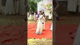 Onam celebration 🎉 #onam #dance #shortfeed #dance #college #kerala
