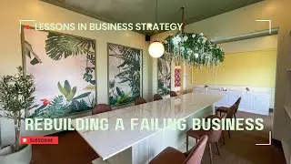 How to rebuild a business when it is failing:- lessons in business strategy 