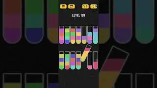 Water Sort Puzzle Level 159 Walkthrough Solution 💦