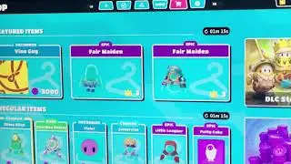 Fall guys countdown item shop