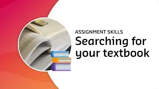 Searching the Library catalogue for your textbook | Assignment skills