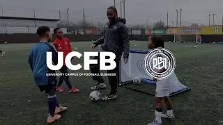 UCFB coaching students gaining experience at Raheem Sterling's RS7 Academy
