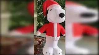 Charlie Brown Christmas SNOOPY Inflatable | Home Depot 2022 Christmas Inflatables