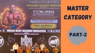 IBBF Mr. India Bodybuilding Competition 2022 - Master Category (Part-2)