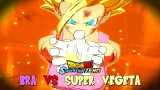 DB Sparking Zero (Y2) | Bra (SSJ2) Vs Super Vegeta (Whis Training Outfit)