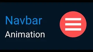 Animated Responsive Navbar Tutorial