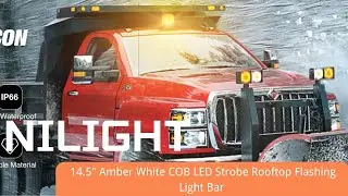Nilight 40 LED Amber Strobe Light Explained | 360&deg; Visibility, 7 Flash Modes & Magnetic Mount