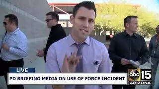 WATCH: ABC15 confronts Glendale police ahead of no-camera briefing on tasing incident