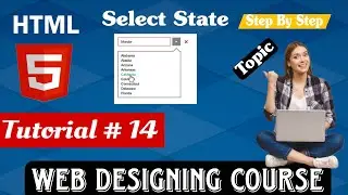 Web Designing में Select State Dropdown Coding करना सीखें | HTML Form Tutorial in Hindi