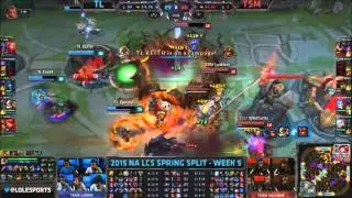 TSM WildTurtle Jinx Penta Kill - LCS 2015