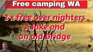 Free  Caravan Australia camping WA , A peaceful salt lake and a quick overnight stop