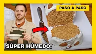 🔶  Receta de budín CARROT CAKE, fácil y saludable.