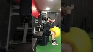 Yoga ball iso abduction