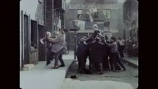 Charlie Chaplin's - Easy Street - Movie Colorization-AI
