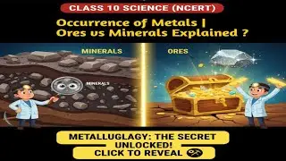 Occurrence of Metals | Ores vs Minerals Explained | Metallurgy Chapter 3 Class 10 Science (NCERT)