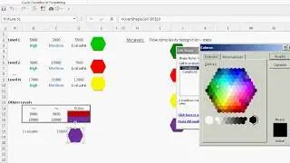 Excel conditional formatting shapes - Create and edit shapes for dashboards and interactive reports