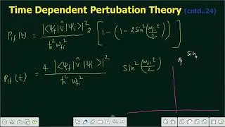 Lecture 47 | Transition Probability for constant perturbation