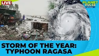 ПРЯМОЕ ВРЕМЯ: Тайфун Рагаса обрушился на Тайвань, Гонконг и Южный Китай | Planet Pulse