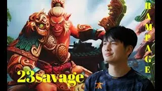 FNATIC.23SAVAGE [TROLL WARLORD] - IMMORTAL PRO GAMEPLAY | DOTA 2